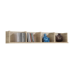 CaliCosy Wandplank met 4 compartimenten l92 cm point