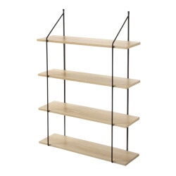 CaliCosy Wandplank 4 niveaus houtdecor l60 cm