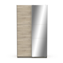 CaliCosy Kast met 2 schuifdeuren en spiegel ghost l116,5 cm