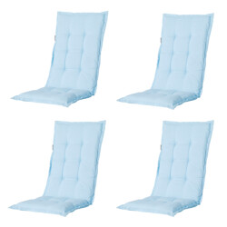 Madison tuinkussens hoge rug panama skyway 123x50 - 4 stuks