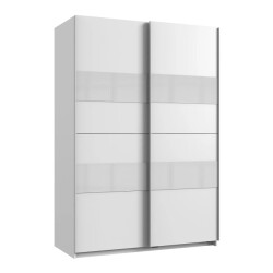 CaliCosy Kledingkast met 2 schuifdeuren en kledingstang l135 cm