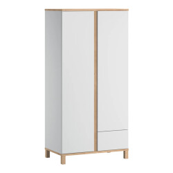 CaliCosy Kledingkast 2 deuren en 1 lade h183 cm hoogte