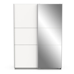 CaliCosy Kast met 2 schuifdeuren en spiegel ghost l148 cm