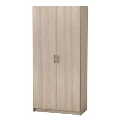CaliCosy Kast met 2 deuren, 5 planken l79,7 cm houtdecor multifunctioneel