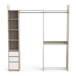 CaliCosy Uitbreidbare kledingkast swing l199,7 cm