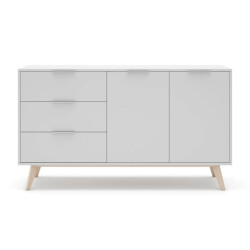 CaliCosy Buffet 2 deuren, 3 laden campus l140 cm
