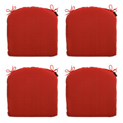 Madison Zitkussen basic red 46x48 - 4 stuks