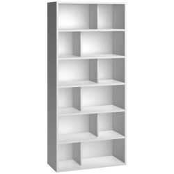 CaliCosy Multi-opberg boekenkast 6 niveaus h206 cm 4you