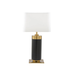 Signature Tafellamp in zwart metaal met gouden afwerking h73 cm vendome