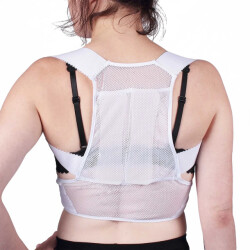 CaliCosy Rugrechthouder met beugels maat m (46/50) wit polyamide