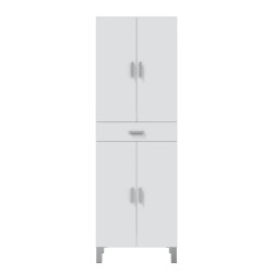 CaliCosy Kolom 4 deuren en 1 lade glanzend wit l60 cm
