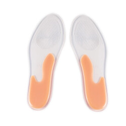 CaliCosy Inlegzolen voor voetboogondersteuning 37-39 transparant silicone 26 x 9,5 cm