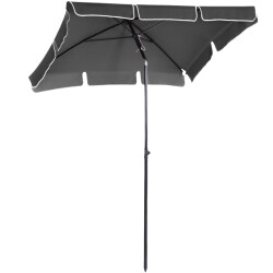 4goodz Outsunny parasol rechthoek met volant 198x130 cm -