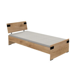 CaliCosy Bed 90x200 met set van 2 laden l96 cm