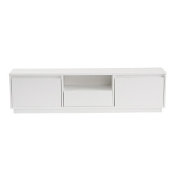 CaliCosy Tv-meubel met 3 neerklapbare deuren en 1 open vak l160 cm vanguard