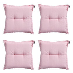 Madison Zitkussen universeel panama soft pink 50x50 - 4 stuks