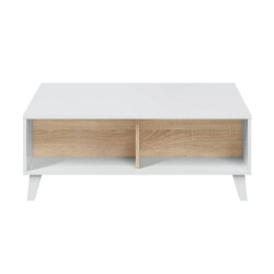 CaliCosy Salontafel met gedeeltelijk opklapbaar blad l100 cm zaiken plus