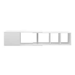 CaliCosy Wandplank 1 deur 4 nissen met modulaire hoek flex