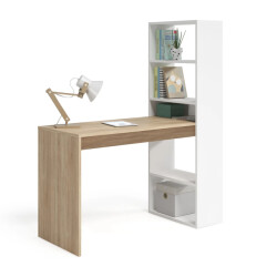 CaliCosy Omkeerbaar bureau met opbergplank l 120 cm