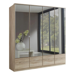 CaliCosy Kast met 4 spiegeldeuren l179 cm