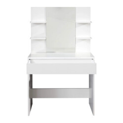 CaliCosy Kaptafel met 4 tabletten, 1 grote lade en 1 spiegel l85 cm basix