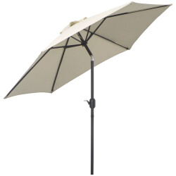 4goodz Outsunny knikparasol met draaihendel aluminium -