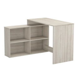 CaliCosy Hoekbureau met omkeerbare hoek en 4 vakken l111,9 cm