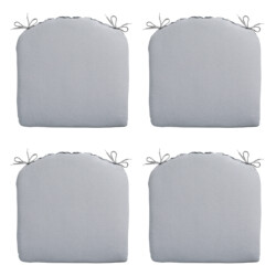 Madison Zitkussen panama light grey 46x48 - 4 stuks