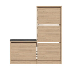 CaliCosy Schoenenkast 4 deuren l105 cm dude