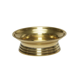 Signature Zeephouder van messing met gouden afwerking