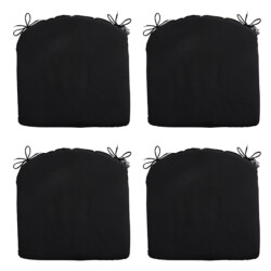 Madison Zitkussen panama black 46x48 - 4 stuks