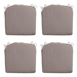 Madison Zitkussen panama taupe 46x48 - 4 stuks