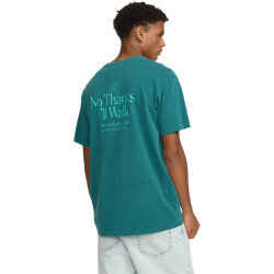 Revolution Wal printed t-shirt petrol