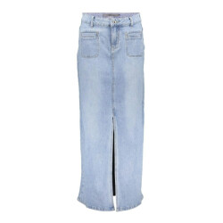 Geisha jeans skirt patch pockets 56013-10 836 heavy bleach