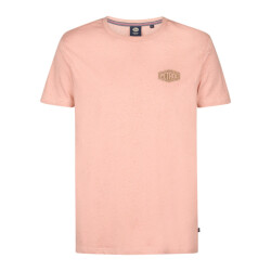 Petrol Industries men t-shirt ss classic print m-1050-tsr614 3171 dusty peach