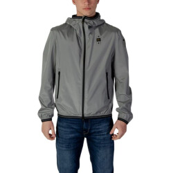 Blauer Windbreaker heren