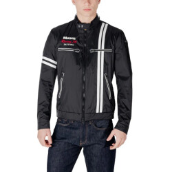 Blauer Windbreaker heren