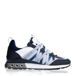 Cruyff Fearia hex tech navy/lt. grey lage sneakers heren