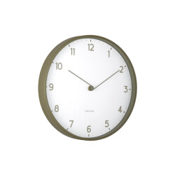 Karlsson wandklok sencillez army green- Ø30cm