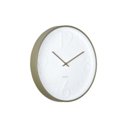 Karlsson wandklok ayuno army green- Ø40cm