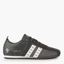 Q1905 Sneaker typhoon sp middengrijs/koningsblauw/wit