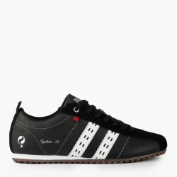 Q1905 Sneaker typhoon sp zwart/wit/rood
