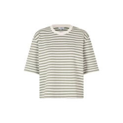 mbyM Emrys-m t-shirt green stripe -
