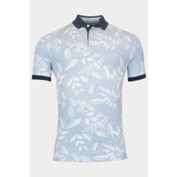 Baileys Polo korte mouw poloshirt 2-tone pique,all ov 515226/63
