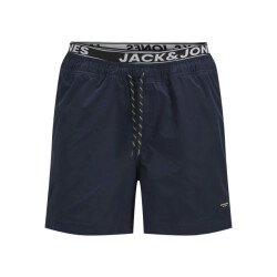 Jack & Jones Heren zwemshort jpstmaui jjswim double waistband donker