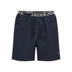 Jack & Jones Heren zwemshort jpstmaui jjswim double waistband donker