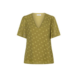 Lofty Manner blouse km qc03.1 blouse bella 450 green