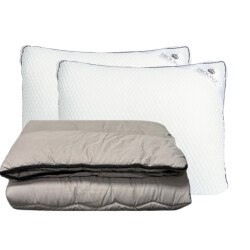Troonz ® slaapset dreamscape taupe 2x hoofdkussen dreamscape plus + dreamscape