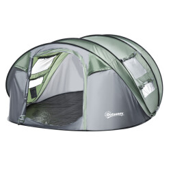 4goodz Outsunny campingtent 3-4 personen koepeltent werptent 263x220x123cm