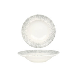 Bonna Pastabord iris porselein 24 cm (400cc) set van 2